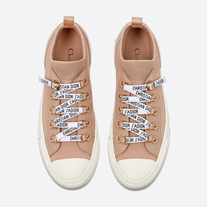 TopPick 3636 Walk'n'Dior Sneakers Women Technical Mesh Apricot - Image 3