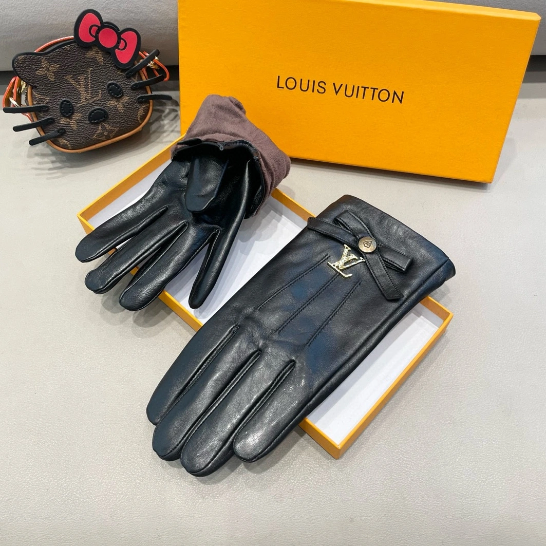 Trendsetting 7597 Louis Vuitton LV Gloves For Women - Image 3