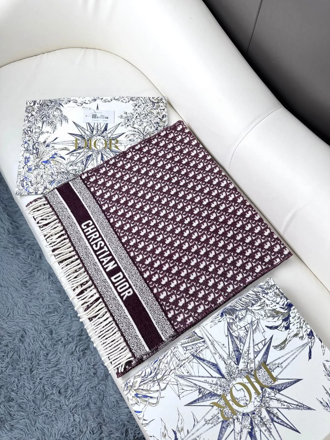 Unique 4182 Christian Dior Scarf For Women - Image 3