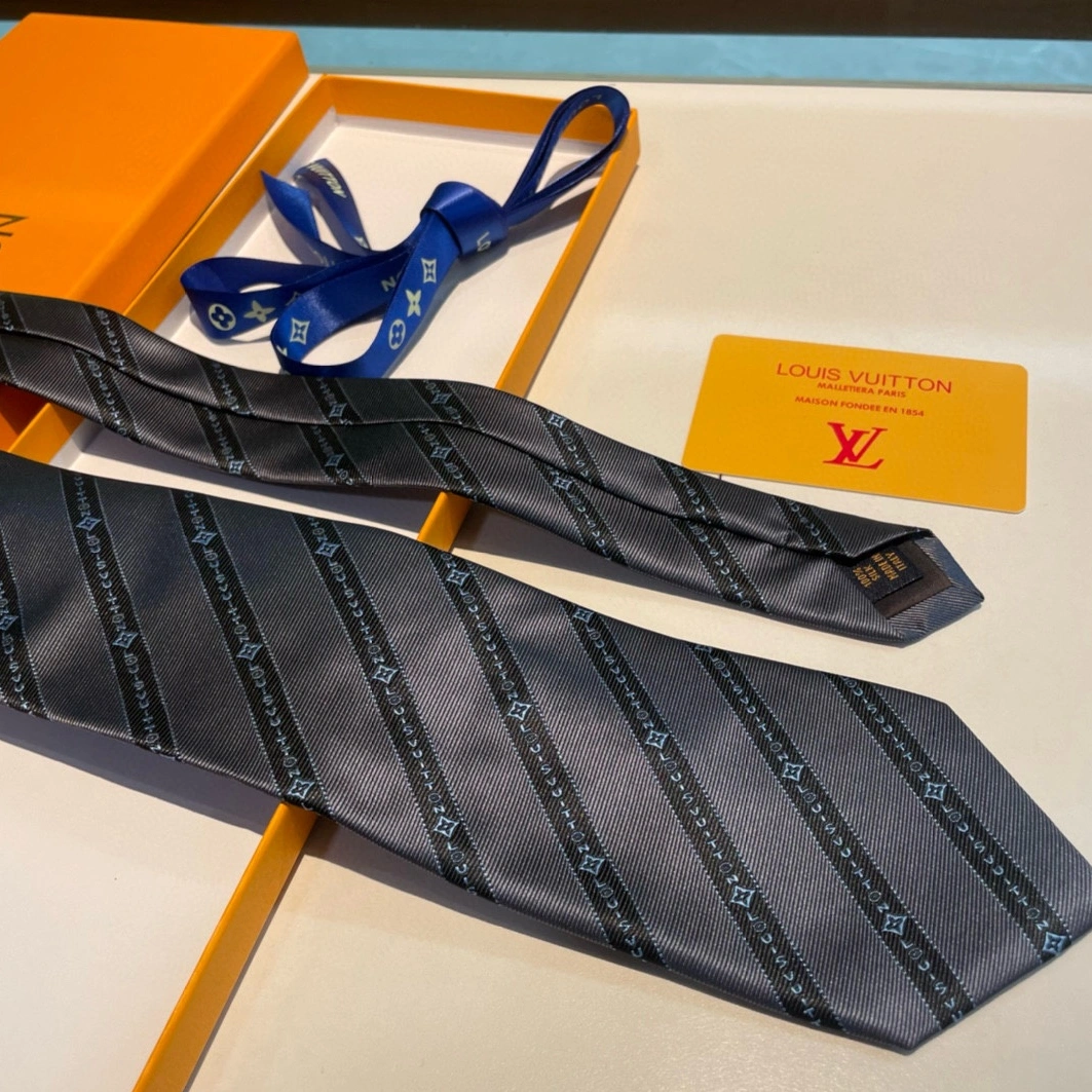 Vibrant 9050 Louis Vuitton LV Necktie For Men - Image 6