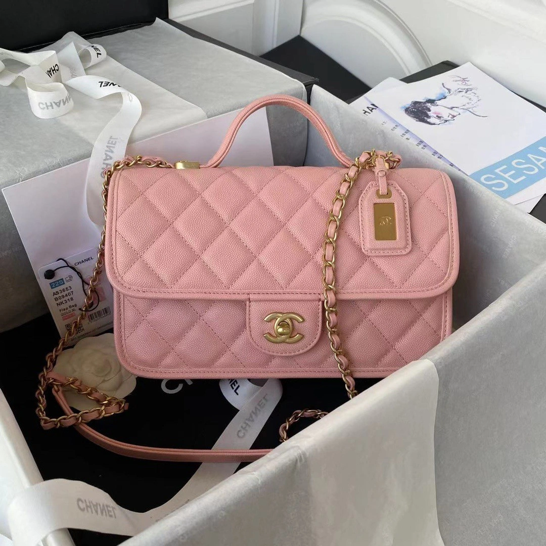 StreetReady CHANEL SMALL FLAP BAG WITH TOP HANDLE 987