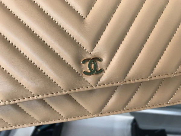 Popular CHANEL Flap Bag Lambskin With Gold Silver Hardware 844 - Image 10