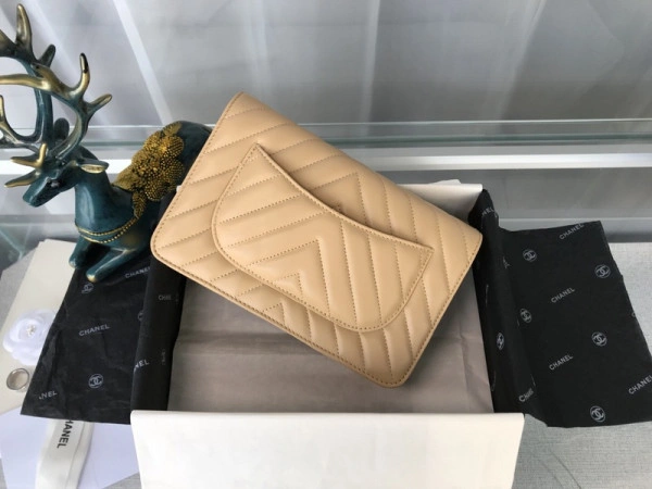 Popular CHANEL Flap Bag Lambskin With Gold Silver Hardware 844 - Image 15