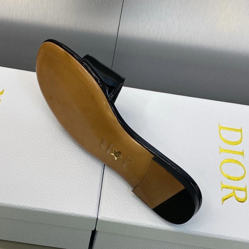 C'est Dior Slides Women Patent Leather Black - Image 3