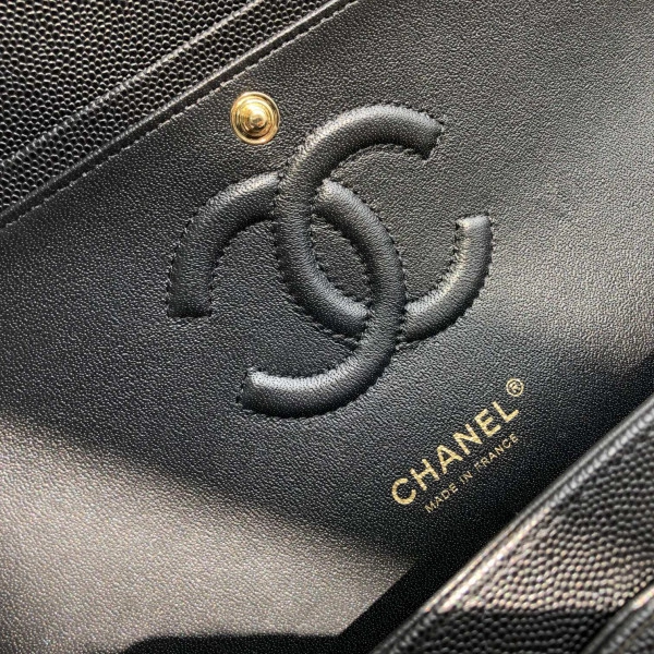 CHANEL FLAP BAG CAVIAR 25.5cm GoAnywhere 756 - Image 9