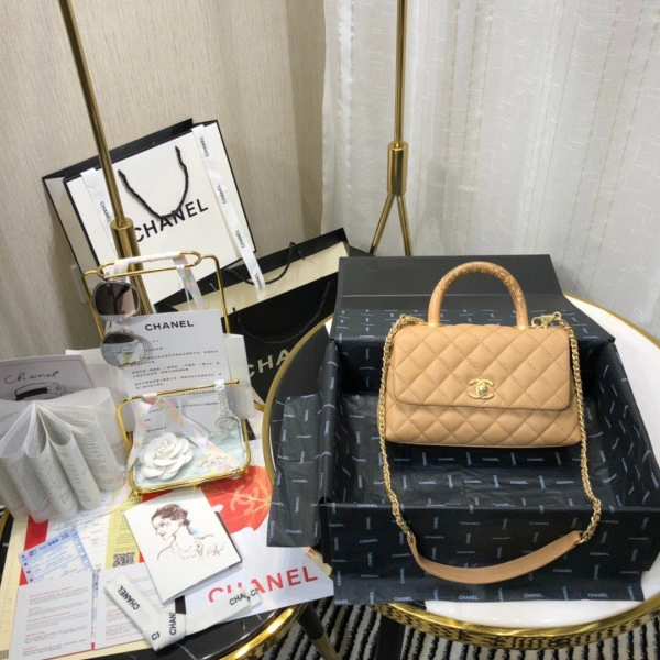 CHANEL COCO HANDLE BAG Comfortable 1097 - Image 11