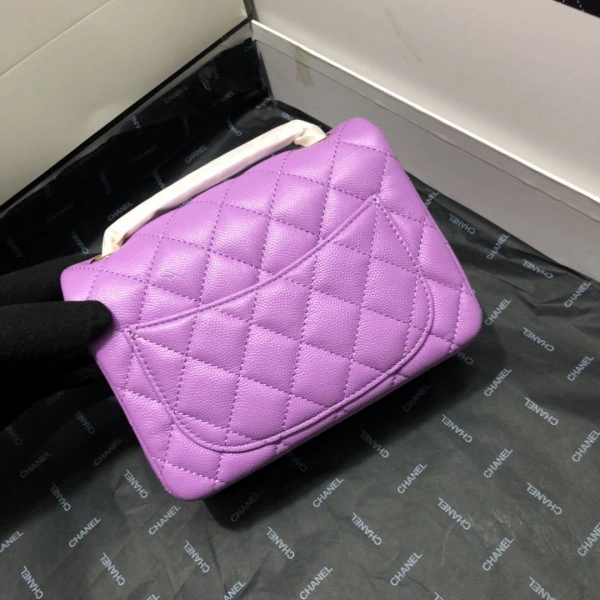 Fashionable CHANEL FLAP BAG CAVIAR 728 - Image 3