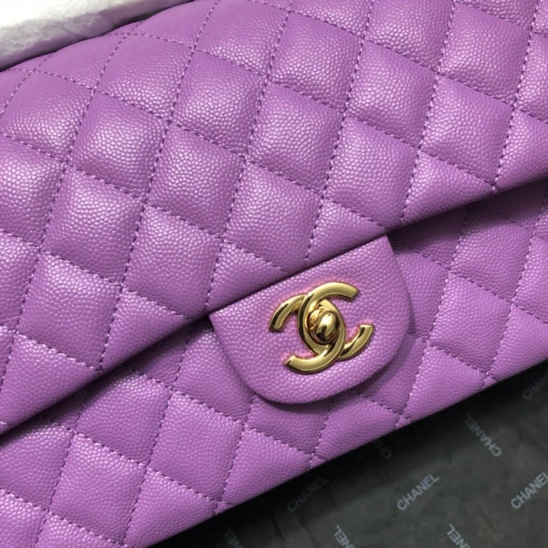 CHANEL FLAP BAG CAVIAR Comfortable 733 - Image 9
