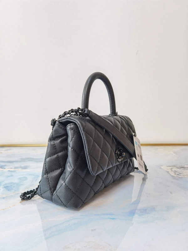 CHANEL FLAP BAG WITH TOP HANDLE ModernLook 1057 - Image 3