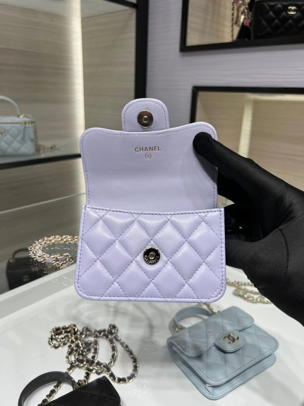 CHANEL FLAP COIN PURSE WITH CHAIN Affordable 1328 - Image 9