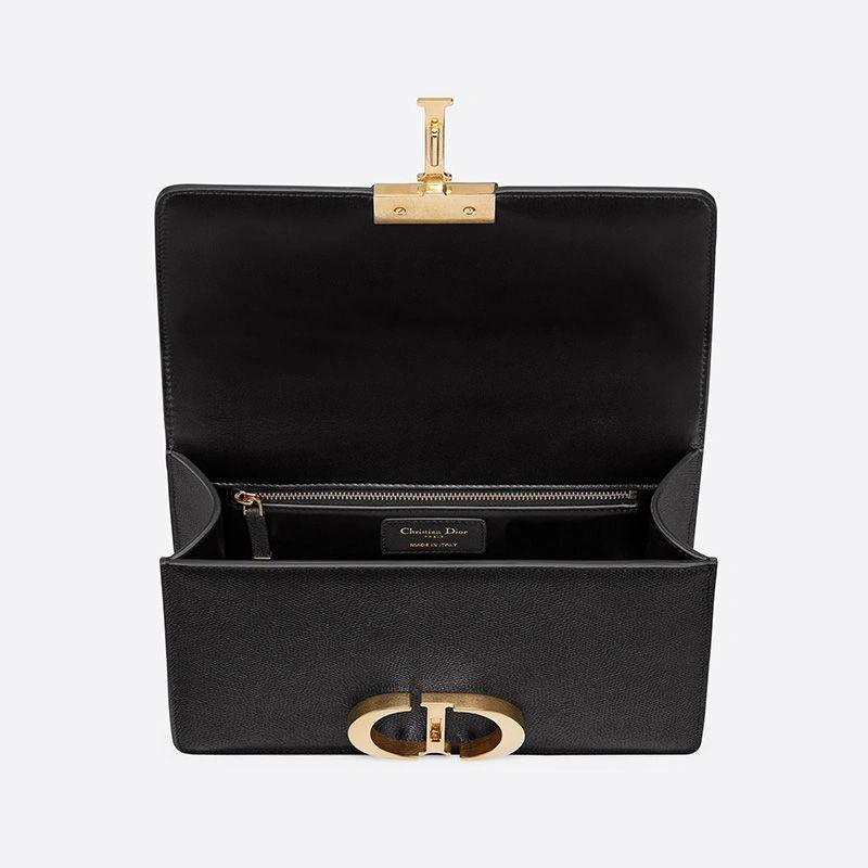 Dior 30 Montaigne Bag Grained Calfskin Black - Image 3