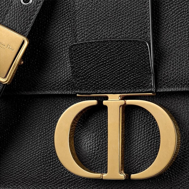 Dior 30 Montaigne Bag Grained Calfskin Black - Image 4