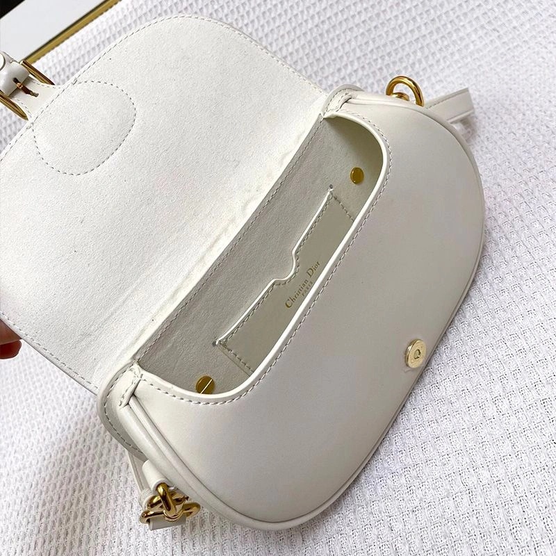 Dior Bobby East-West Bag Box Calfskin White - Image 4
