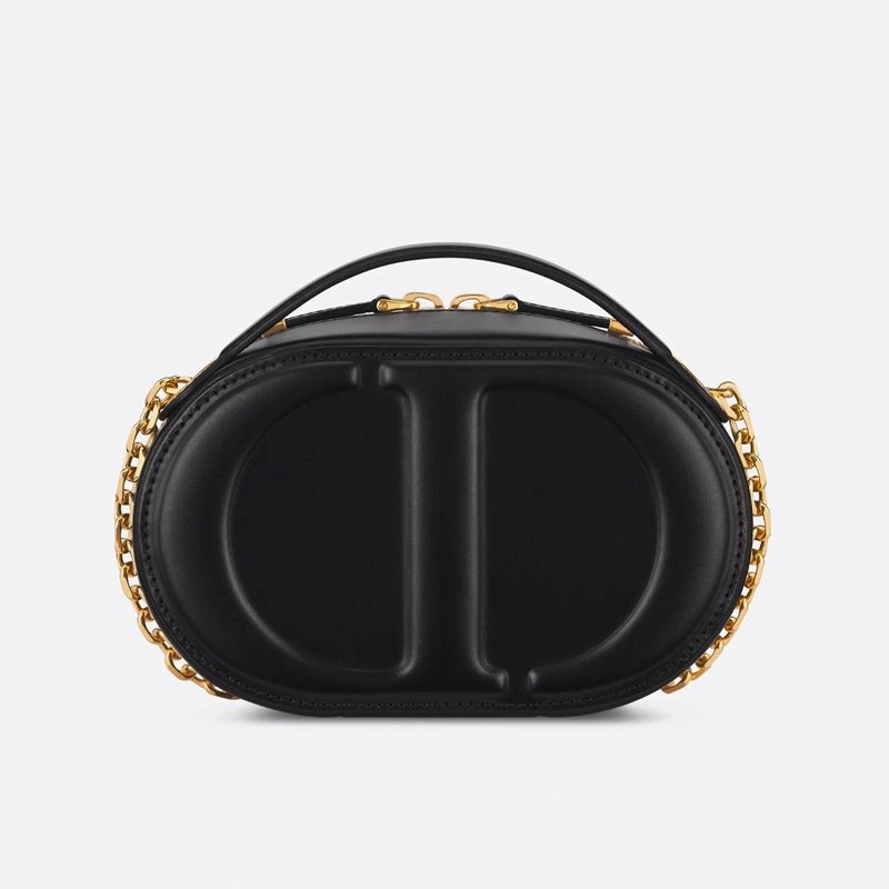 Dior CD Signature Oval Camera Bag Calfskin Black - Image 3