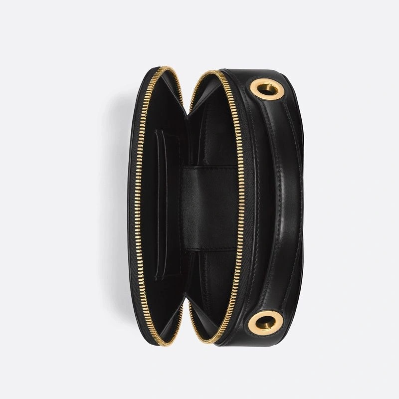 Dior CD Signature Oval Camera Bag Calfskin Black - Image 4