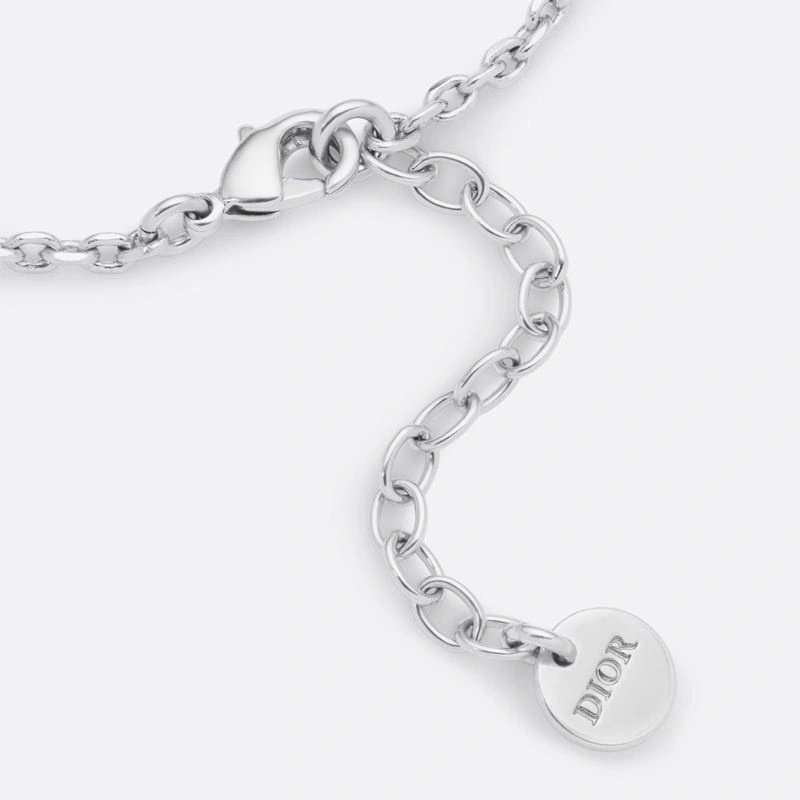 Dior Clair D Lune Bracelet Metal and Crystals Silver - Image 3