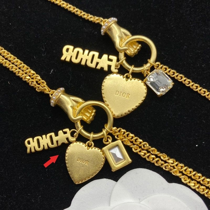 Dior J'ADIOR Bracelet Metal, White Resin Pearl And White Crystals Gold - Image 4