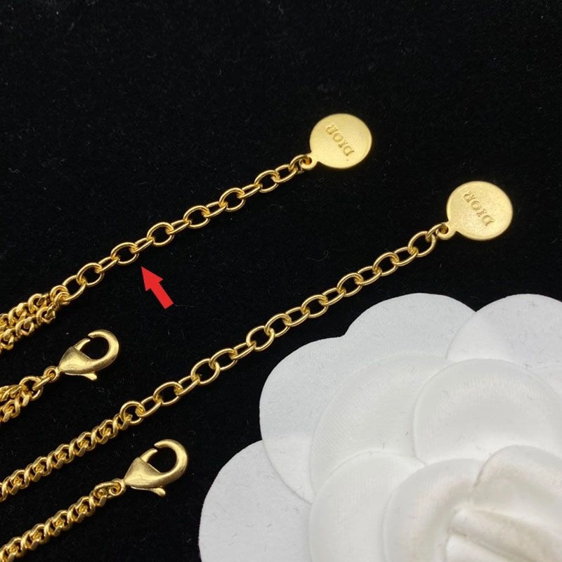 Dior J'ADIOR Bracelet Metal, White Resin Pearl And White Crystals Gold - Image 5