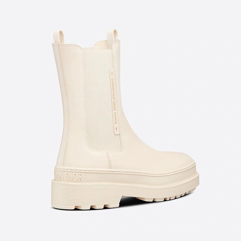 Dior Trial Ankle Boots Women Calfskin White - Image 3