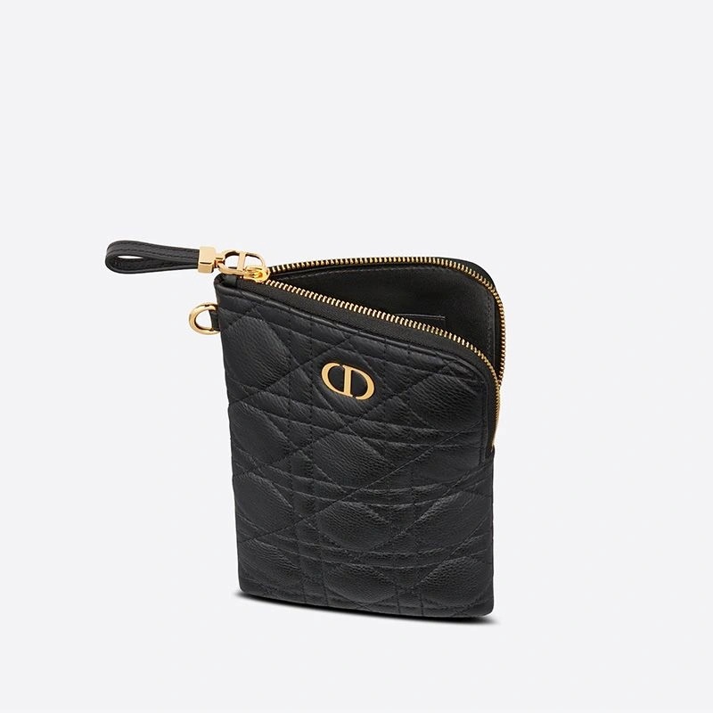 Dior Caro Multifunctional Pouch Cannage Calfskin Black - Image 5