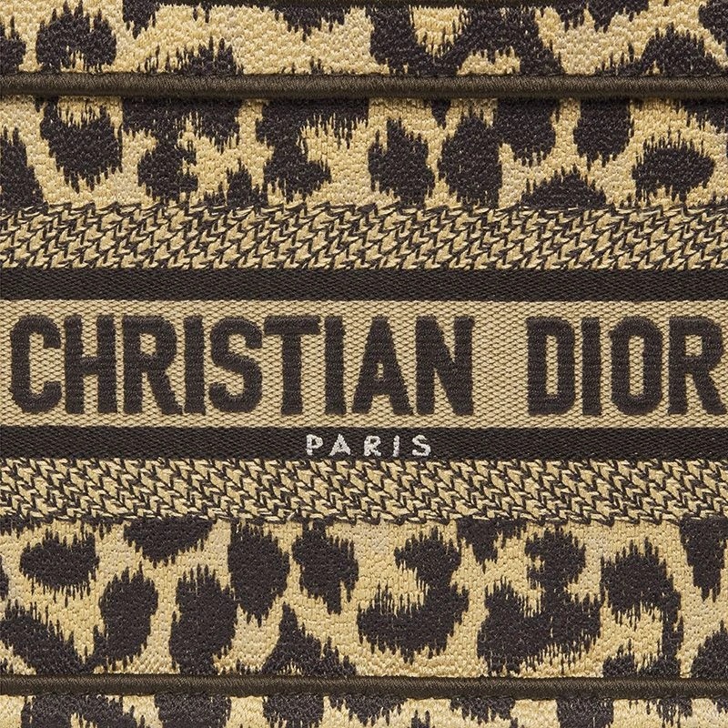 Mini Dior Book Tote Mizza Motif Canvas Beige - Image 4