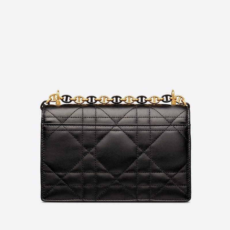 Mini Miss Caro Bag Macrocannage Lambskin Black - Image 3