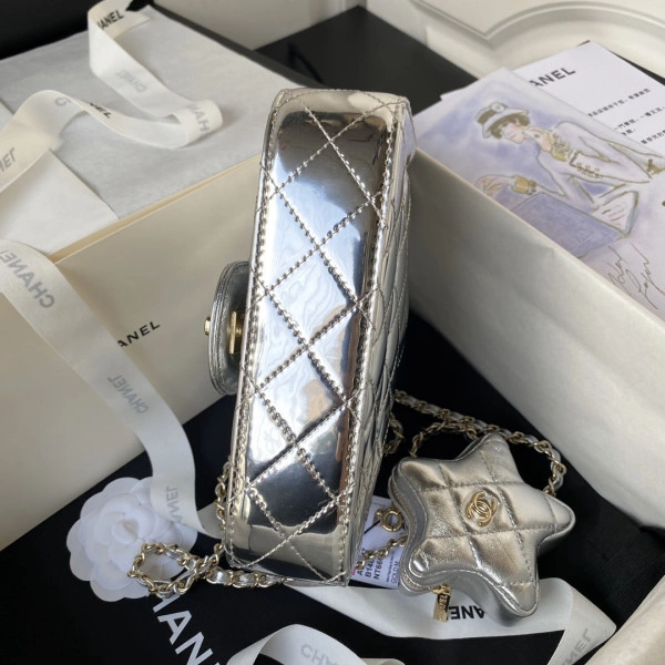 GoodFit CHANEL MINI FLAP BAG & STAR COIN PURSE 129 - Image 6