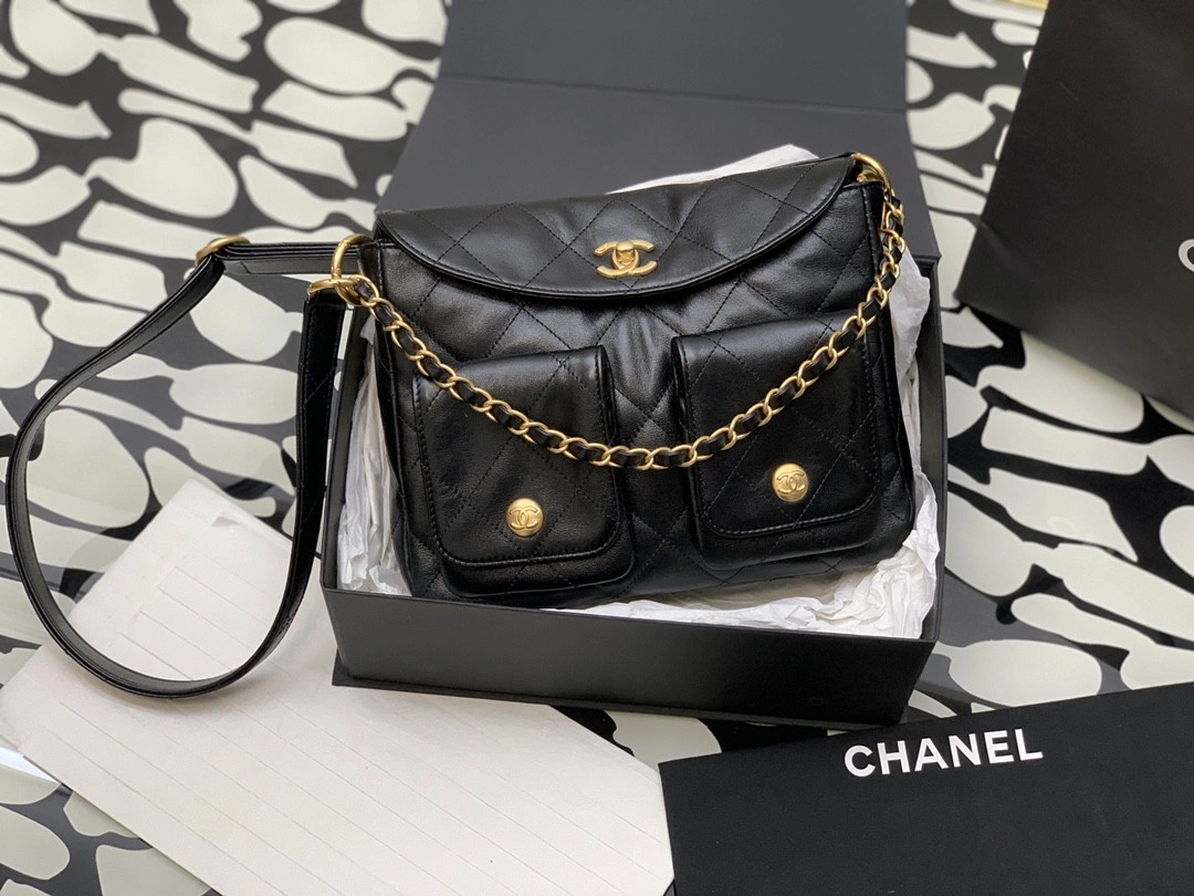 Comfortable CHANEL HOBO HANDBAG-19×24×5cm 1459
