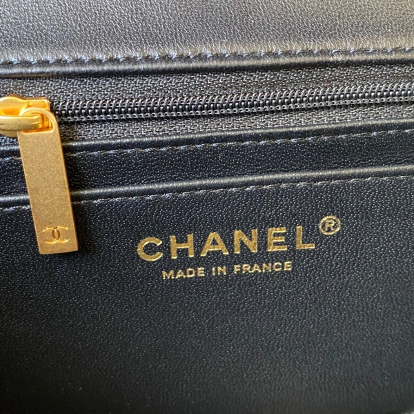 EasyMatch CHANEL FLAP BAG WITH TOP HANDLE-20*12*6cm 920 - Image 8