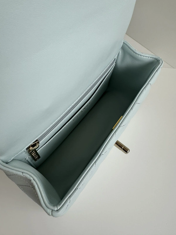 HighQuality CHANEL FLAP BAG WITH TOP HANDLE-20*12*6cm 908 - Image 8