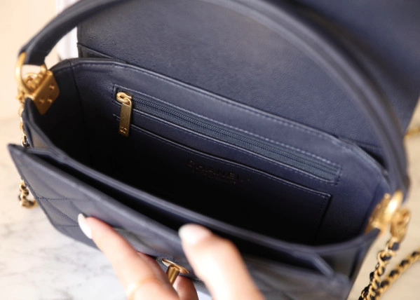 GoAnywhere CHANEL MINI FLAP BAG WITH TOP HANDLE 916 - Image 9