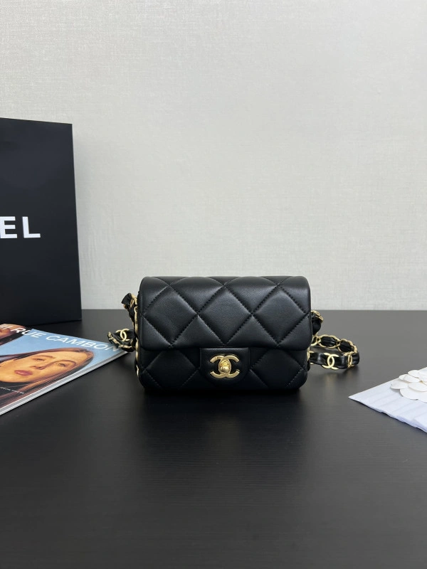 WellDesigned CHANEL FLAP BAG-12*16*5cm 276 - Image 3